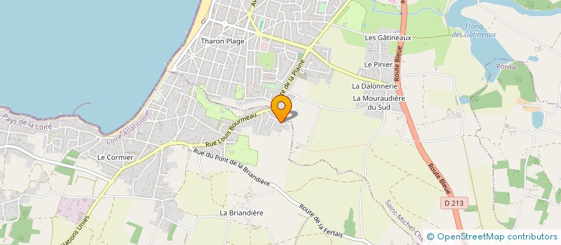 localisation de l'entreprise KERN'S à LA PLAINE-SUR-MER