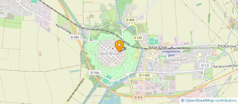 localisation de l'entreprise KERN-SATO  NEUF-BRISACH