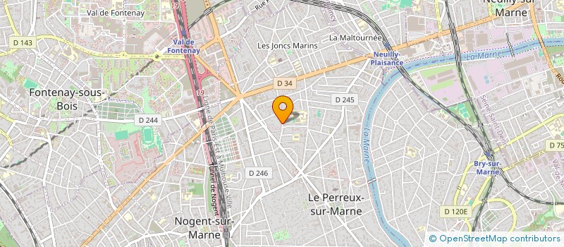 localisation de l'entreprise KERN VICTORIA à LE PERREUX-SUR-MARNE