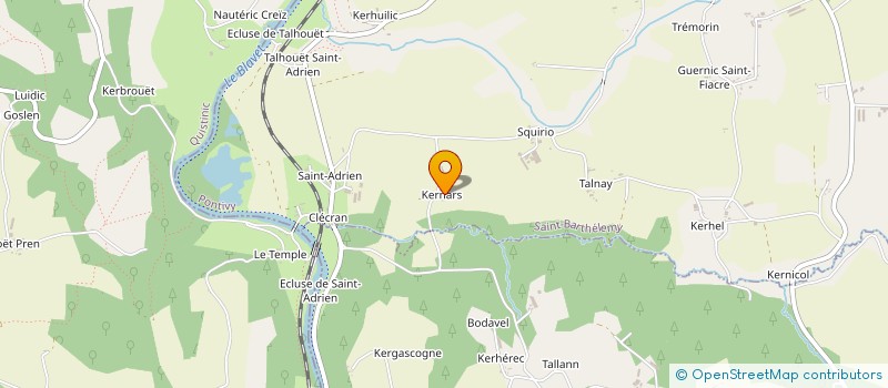 localisation de l'entreprise KERNARS  SAINT-BARTHELEMY