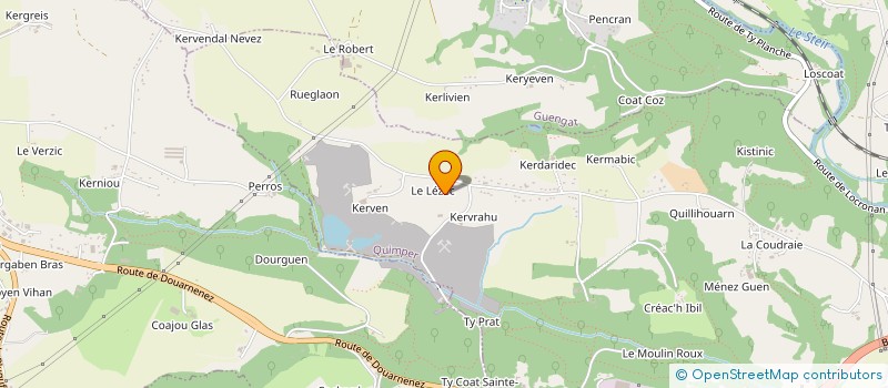 localisation de l'entreprise KERNE à QUIMPER