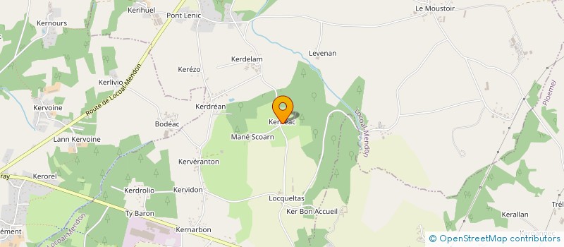 localisation de l'entreprise KERNEAC  LOCOAL-MENDON