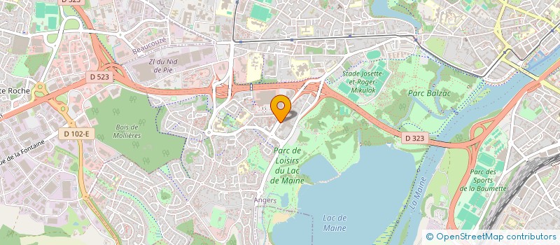localisation de l'entreprise KERNEIS PRO SERVICES à ANGERS