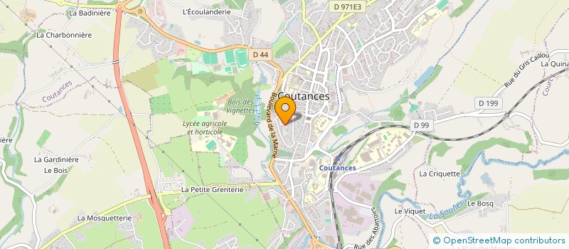 localisation de l'entreprise KERNEL INFORMATIQUE  COUTANCES