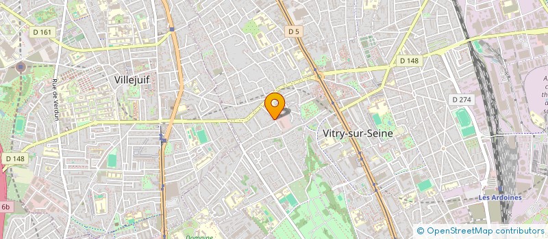 localisation de l'entreprise KERNEL SYSTEME  VITRY-SUR-SEINE