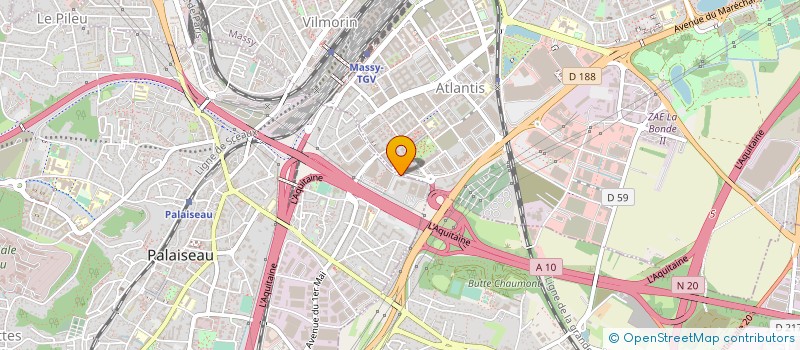 localisation de l'entreprise KERNELIX à PALAISEAU