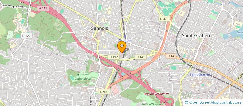 localisation de l'entreprise KERNELS COURTAGE  SANNOIS