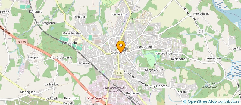 localisation de l'entreprise KERNEN  QUEVEN