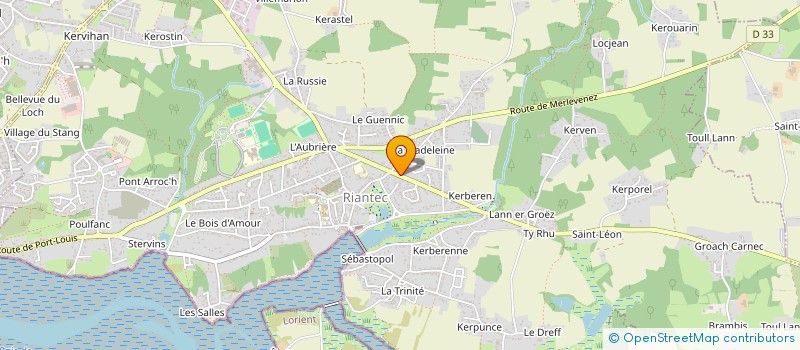 localisation de l'entreprise KERNER  RIANTEC