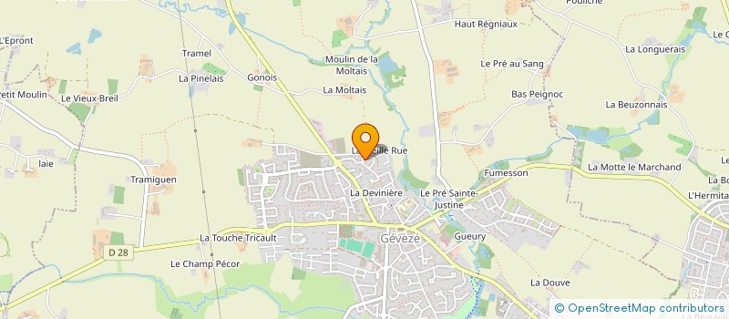 localisation de l'entreprise KERNEVESTLOCATION  GEVEZE