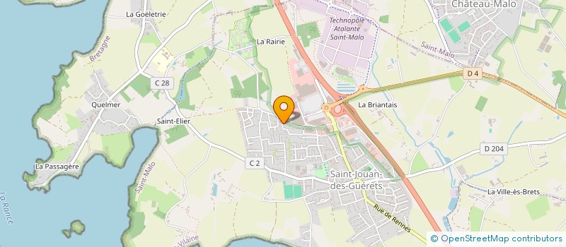 localisation de l'entreprise KERNIC  SAINT-JOUAN-DES-GUERETS