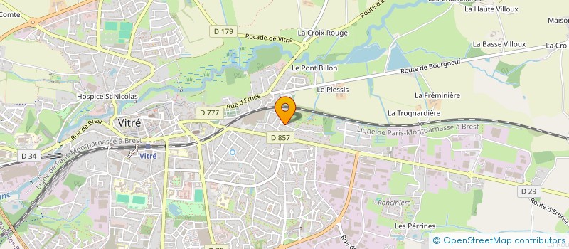 localisation de l'entreprise KERNIS  VITRE