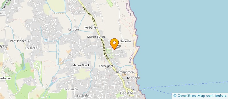 localisation de l'entreprise KERNOHEIM à FOUESNANT