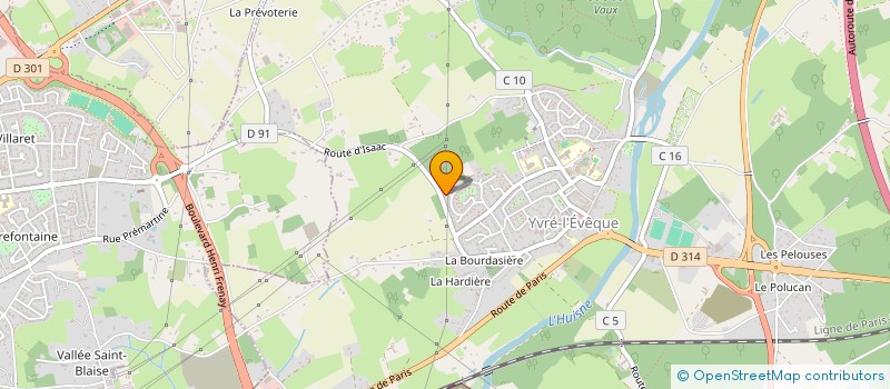 localisation de l'entreprise KERNOUS  YVRE-L'EVEQUE