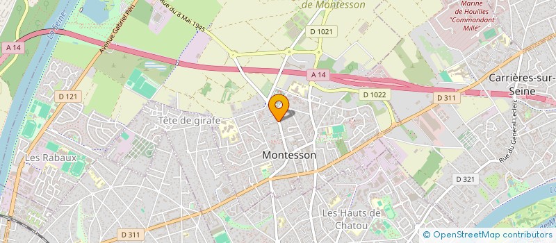 localisation de l'entreprise KERNOVA RENOVATION à MONTESSON