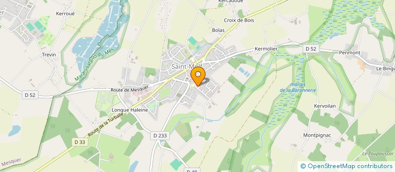 localisation de l'entreprise KERNOZA à SAINT-MOLF