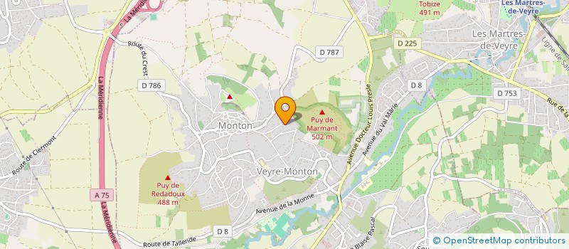 localisation de l'entreprise KERO  VEYRE-MONTON