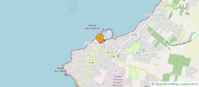 localisation de l'entreprise KEROMAN à PIRIAC-SUR-MER