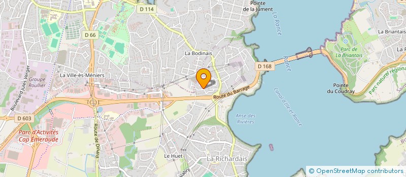 localisation de l'entreprise KEROMNES  LA RICHARDAIS