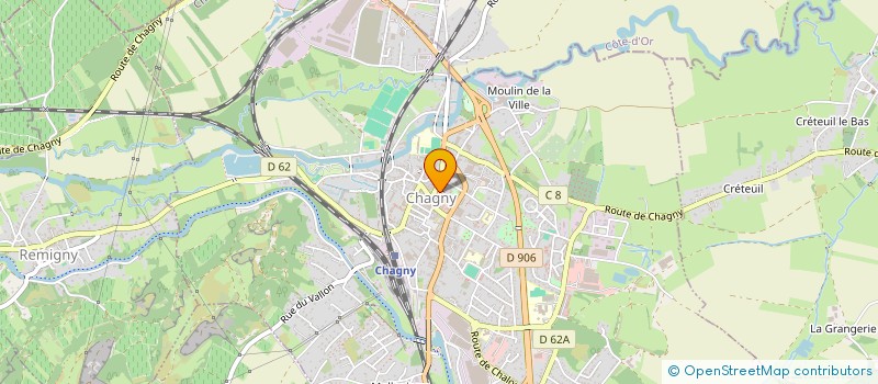 localisation de l'entreprise KERONAN à CHAGNY