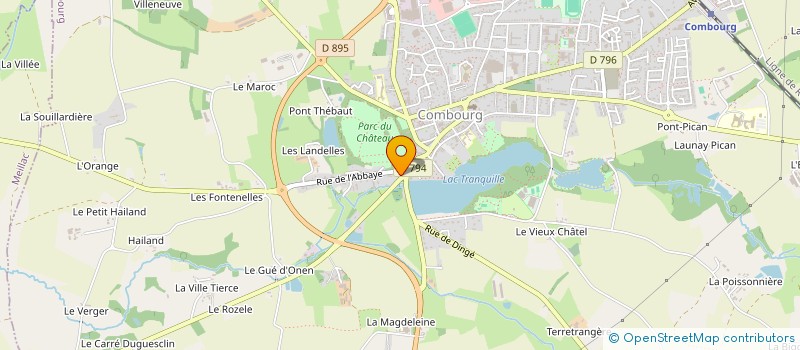 localisation de l'entreprise KEROR  COMBOURG