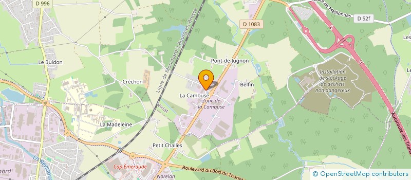 localisation de l'entreprise KEROS TECHNOLOGY à VIRIAT