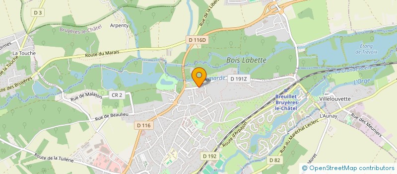 localisation de l'entreprise KEROSENE à BREUILLET