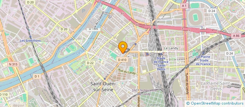 localisation de l'entreprise KEROSTING  SAINT-DENIS