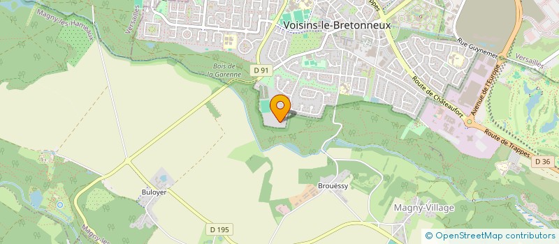 localisation de l'entreprise KEROUACH 9  VOISINS-LE-BRETONNEUX