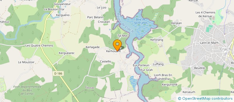 localisation de l'entreprise KEROUAN  CARNAC