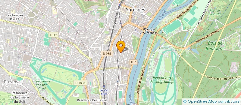 localisation de l'entreprise KEROUDEL à SURESNES