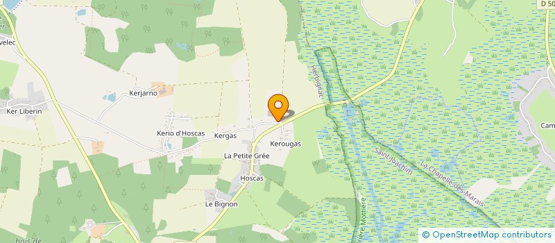 localisation de l'entreprise KEROUGAS FERME à HERBIGNAC