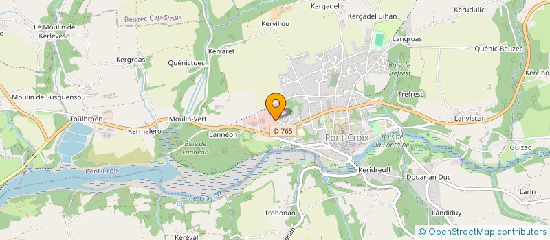 localisation de l'entreprise KEROUSA  PONT-CROIX