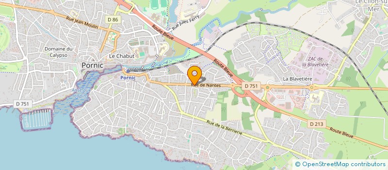 localisation de l'entreprise KEROUX  PORNIC