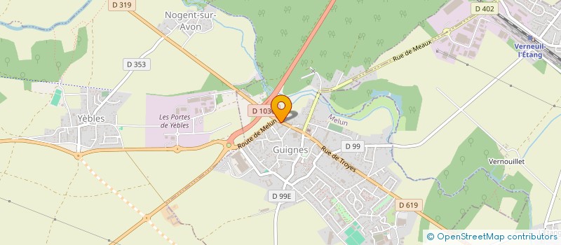 localisation de l'entreprise KEROZ  YEBLES