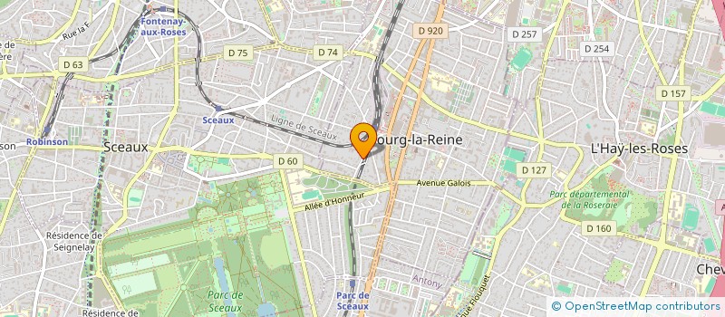 localisation de l'entreprise KERPAMETTE à BOURG-LA-REINE