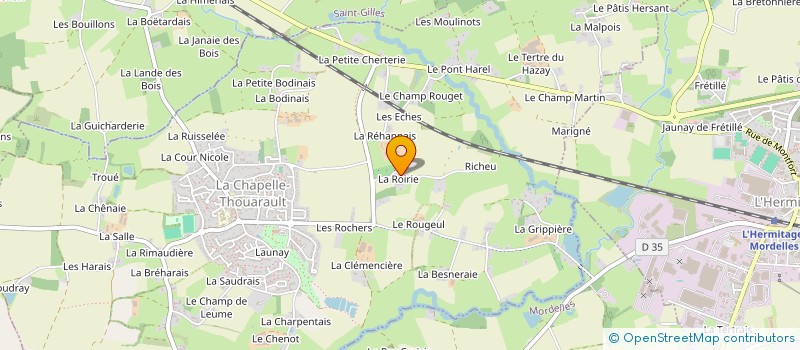 localisation de l'entreprise KERPER  LA CHAPELLE-THOUARAULT