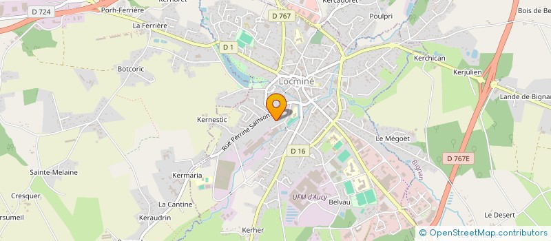 localisation de l'entreprise KERPIECHE CONCEPT DECORATION  LOCMINE