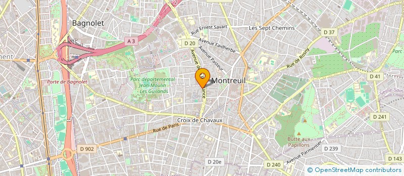 localisation de l'entreprise KERPIX à MONTREUIL