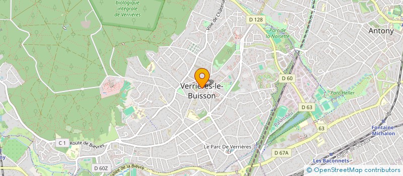 localisation de l'entreprise KERPLEG à VERRIERES-LE-BUISSON