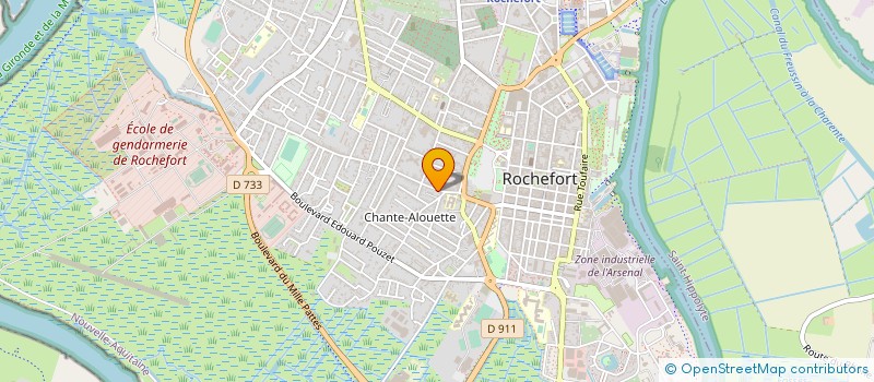 localisation de l'entreprise KERPRIGENT  ROCHEFORT