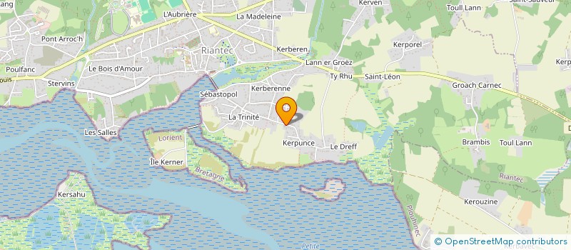 localisation de l'entreprise KERPUNCE  RIANTEC