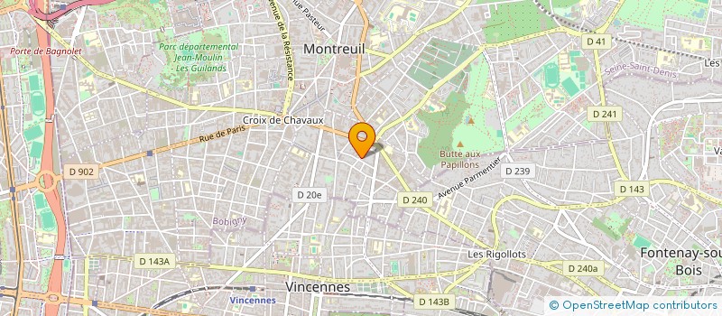 localisation de l'entreprise KERR STREET  MONTREUIL