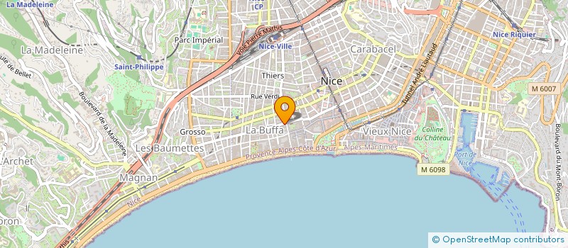 localisation de l'entreprise KERRIOZY à NICE