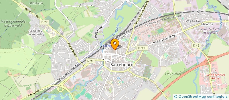 localisation de l'entreprise KERROUCHE RACHID  SARREBOURG