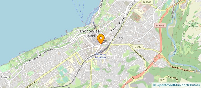 localisation de l'entreprise KERROUR à THONON-LES-BAINS