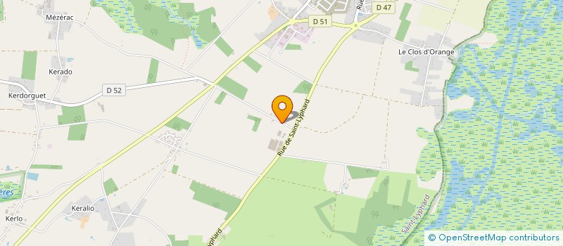 localisation de l'entreprise KERROUX  SAINT-LYPHARD