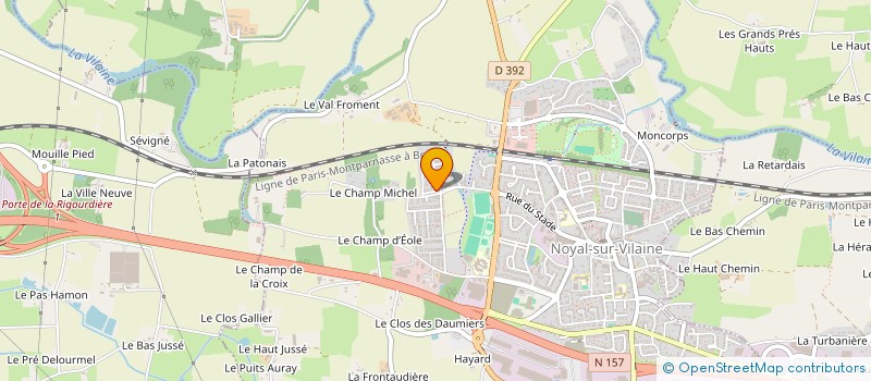 localisation de l'entreprise KERRSYL  NOYAL-SUR-VILAINE
