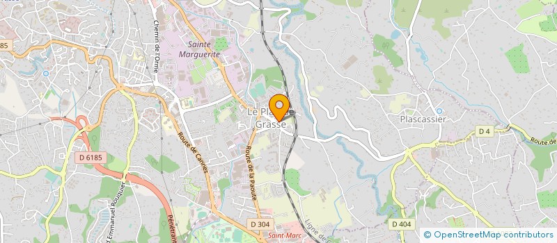 localisation de l'entreprise KERRY FLAVOURS FRANCE  GRASSE