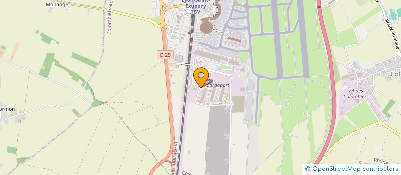 localisation de l'entreprise KERRY LOGISTICS FRANCE à COLOMBIER-SAUGNIEU